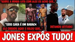 A MASCARA CAIU🚨 Jones EXPÔS ATITUDE de Cormier nos BASTIDORES e B4TE O MARTELO sobre LUTA com Poatan