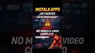 ⚠️NO instala apps | Fuentes desconocidas | TV Box | Android (Error com&uacute;n)