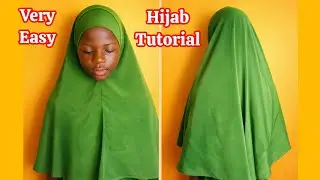 No Pattern Needed! How to Cut and Sew a Circular Hijab (Beginner Friendly)