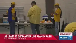 Volunteers feed first responders after UPS plane crash in Louisville