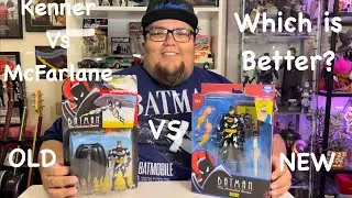 KENNER  V. MCFARLANE- OLD V. NEW - Which is Better? Unboxing and Review lightning strike Batman
