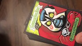 2019 Garbage Pail Kids &ldquo;Revenge of the Horror-ible&rdquo; Sketch Cards Inserts by Victor Moreno