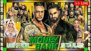 WWE MONEY IN THE BANK 2024 Live Stream | Money in the Bank Live Reaction | MITB Watch Along 7/6/2024