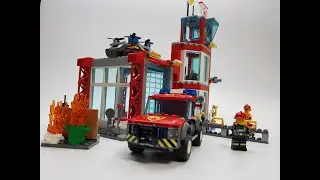 Lego City 60215 Fire Station Speed Build 레고 시티 소방서 빠른 조립[범아빠]