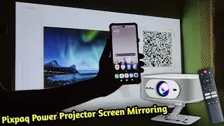 Mobile to Projector Screen Mirroring | How to Connect PixPaq Power Projector to Phone