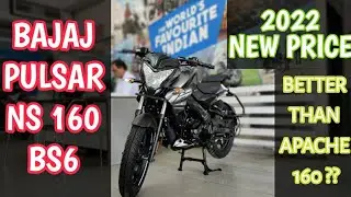 Bajaj Pulsar NS160 BS6 - 2022 New Price || Features || Specifications