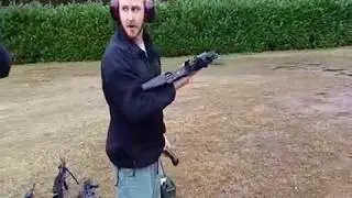 Shooting a variety of FN Machineguns at the prestigious FN Herstal shooting field in Belgium