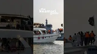 The keamari guide | karachi port | manora beach #shortfeed #merchantnavy #karachi #army #ship