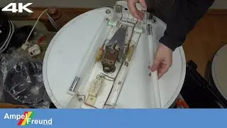 [4K] Siemens & Halske variable message sign got LED tubes