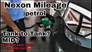 Tata Nexon petrol mileage | BS6 nexon mileage after 1st service | Nexon 2021 facelift | Steeropedia