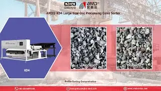 AMD&reg; KD4 Optical Color Sorter Mining Industry Machine for Large Size Black Perlite Particles Sorting