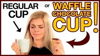 COFFEE IN A WAFFLE CUP?! Taste Test w/ Griffin Arnlund