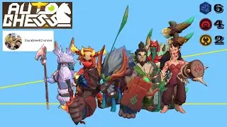 Auto Chess SS 34 : 6 Shaman 4 Cave Clan 2 God (รวมแก๊งแปลงร่าง)