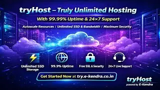Best Unlimited Web Hosting 2026 | 99.99% Uptime | tryHost