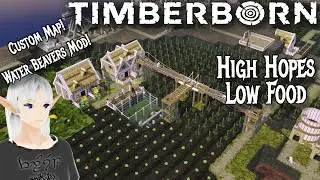 Timberborn - High Hopes Low Food - The Easy Going Beavers - Water Beavers mod