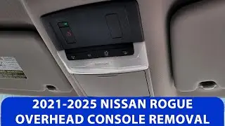 How To Remove 2021-2025 Nissan Rogue Overhead Console/Sunglass Case.