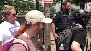Far-Right Groups and Anti-Fascists Clash During #DemandFreeSpeech Rally in Washington, D.C.