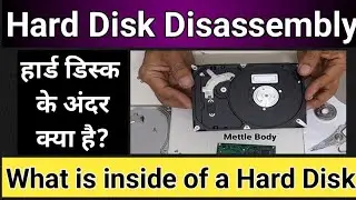 How to Disassemble a Hard Disk ?  Seagate Hard Disk ! Complete Disassembly !