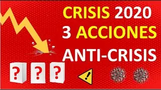 💥 CRISIS en BOLSA: 3 ACCIONES que SUBEN cuando BAJA la BOLSA | 👉 Analizo 3 INVERSIONES ANTI-CRISIS