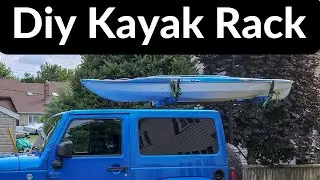How I built my $120 DIY budget Kayak rack for my Jeep Wrangler
