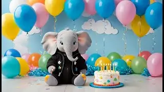 Baby Elephant&rsquo;s Birthday Party | Fun Animal Rhyme & Celebration Song for Kids | English