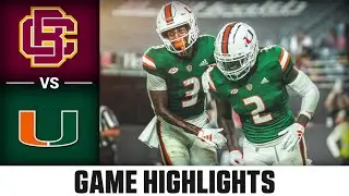 Bethune-Cookman vs. Miami Game Highlights | 2023 ACC Football