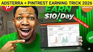 Adsterra + Pinterest New Earning Trick 2026 I Adsterra new earning method I pintrest earning trick