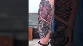 realism tiger tattoo..#tiger #tigertattoo #realistic #tattoo #tattooshorts #shorts #viral #tattooar