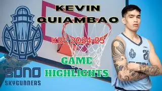 Kevin Quiambao Game Highlights | Goyang SONO Skygunners vs. Suwon KT Sonicboom | KBL 2024-25