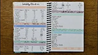 Budget With Me ✿ A6 Coiled Planner ✿ Tilly Journals ✿ Colourful and Co. ✿ July 2020