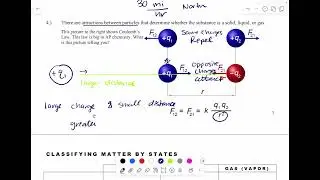 Honors Chemistry Notes 5.1 & 5.2- Matter Classification and Chemical / Physical Changes