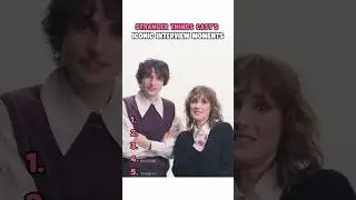 Stranger Things Cast's Iconic Interview Moments.#StrangerThings5 #MillieBobbyBrown #JoeKeery