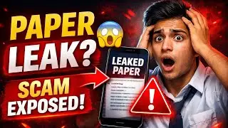 Class 10 Board Exam Paper Leak 😱 | Real Question Paper Scam Exposed