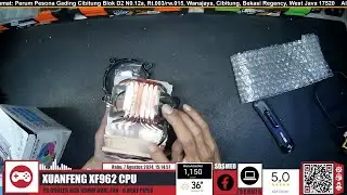 XUANFENG XF962 CPU / PC COOLER RGB 90MM DUAL FAN - 6 Heat Pipes