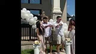 Baby Gender Reveal Party Emotions #shorts #genderreveal