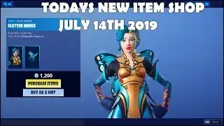 Fortnite Item Shop *New* FLUTTER OUTFIT WITH FLUTTER wings[JULY 14TH, 2019]
