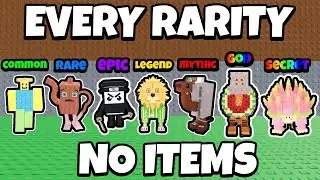 I Stole A Brainrot From Every Rarity With NO ITEMS In Steal A Brainrot! 😱