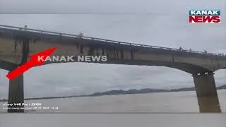 Tel River Bridge in Kalahandi Sinks Due to Heavy Rains, Halting Traffic on State Highway 16