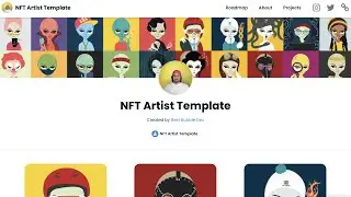 NFT Artist Website Template