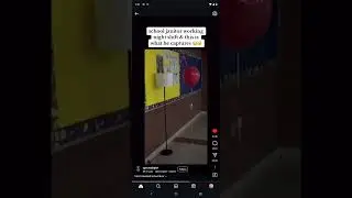 SCHOOL JANITOR FOLLOWED BY HAUNTED BALLOON 😳 #spooky #viral #trending