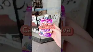 Provando Coolish de Calpis de uva