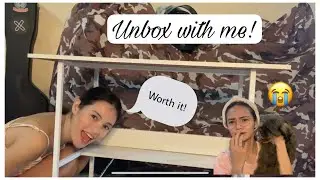 Vlog#2 - Cheap Computer Table (UNBOXING)