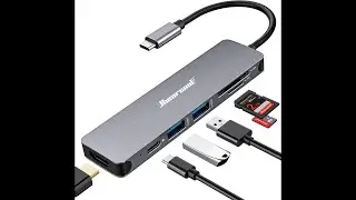 Hiearcool 7 in 1 USB C Hub Review 4K HDMI 100W PD Expand Your Laptop