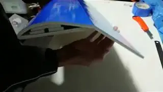 A plane scratch build - (integrated ailerons)