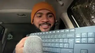 ASMR en el CARRO 🚘 LLUVIA de MOUTH SOUNDS Y TAPPING con LOS VASITOS 🥤