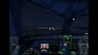 Airline Commander］A340 Landing落地#pilot#a340#landing#airbus#airlinecommander #決勝時刻m生存戰鬥機飛行員飛行員
