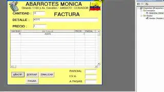 FACTURA SIMPLE EN VISUAL BASIC 6