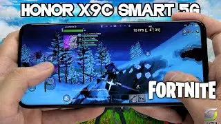 Honor X9c Smart Fortnite Gameplay 2024 | Dimensity 7025 Ultra