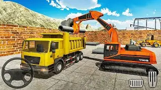 Heavy Excavator Simulator 2020 - City Pipeline Construction - Android Gameplay