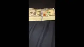 Oddly Satisfying Counting 12,000 USD All Hundreds